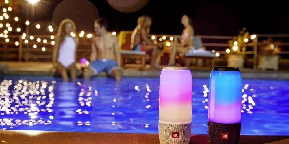 ELEHOT-Store Enceinte Bluetooth Lumineux en 5 Couleurs Haut