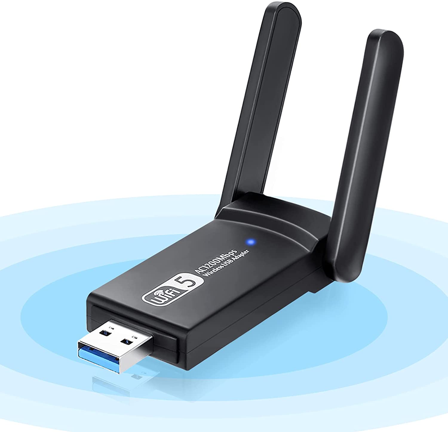 802.11AC//A//B//g//N//WiFi Cudy Adaptateur USB WLAN AC+N 600 Mbit//s Compatible avec Windows XP//7//8//1//10 Compatible avec Tous Les routeurs Plug /& Play Double Bande WLAN AC600 WU600