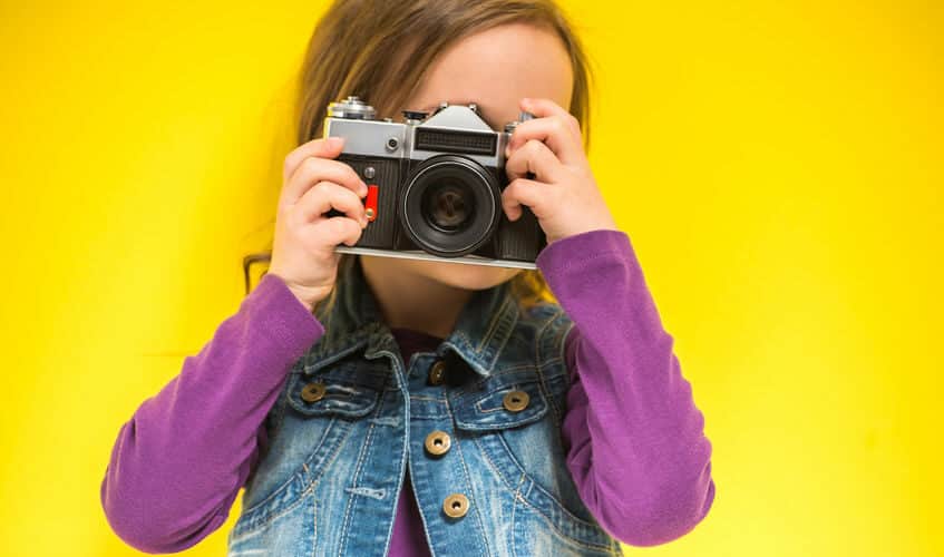 A quel âge offrir un appareil photo à un enfant